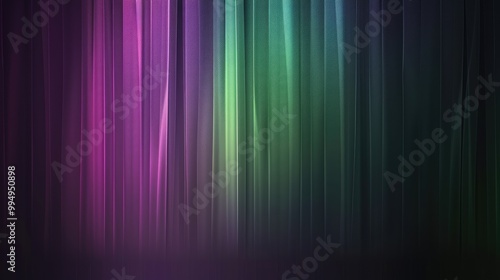 Abstract gradient background with green and purple light streaks on a dark background. Background image of green and purple gradient color with fluid or liquid texture with black background. AIG51.