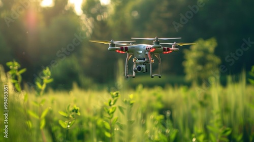 Drones Used in Agriculture: Soil Moisture Monitoring, Yield Analysis, and Data Transmission to Tablets