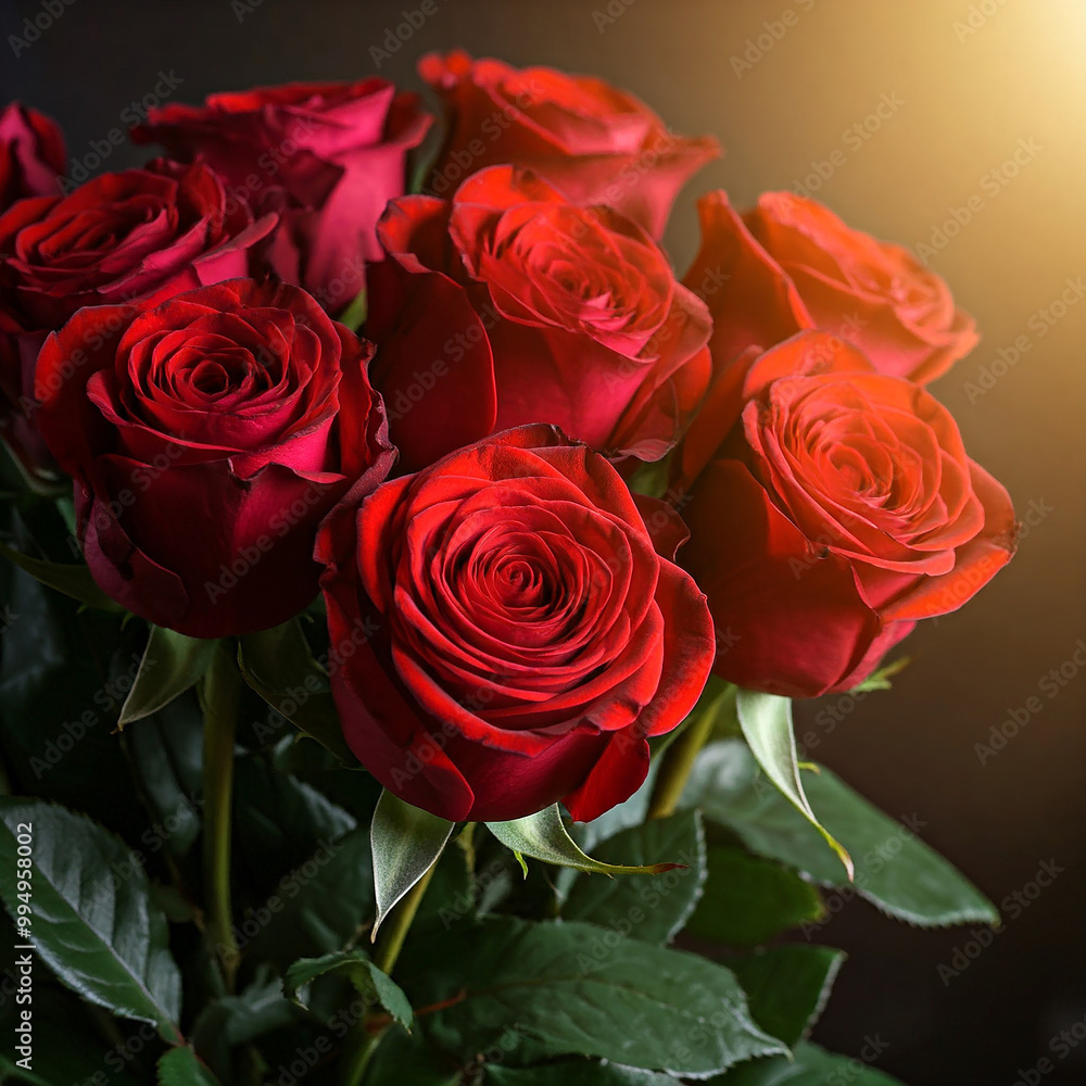 Fototapeta premium bunch of roses