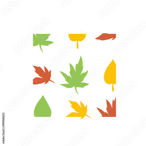autumn leaf pattern vector