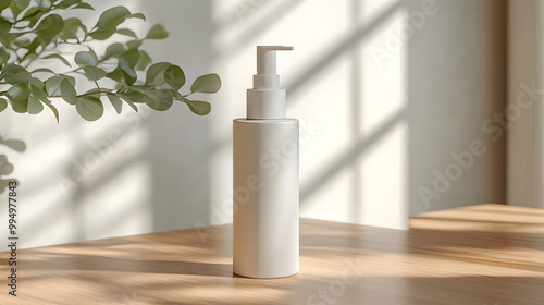 Sleek Airless Pump Bottle for Skincare Products
