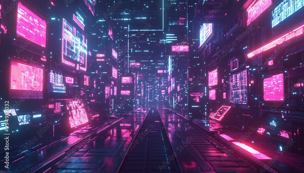 A retro-futuristic design with neon grids, VHS glitches, and pixelated elements, taking inspiration from 80s sci-fi movies and video games A retro-futuristic design with neon grids, VHS glitches, and pixelated elements, taking inspiration from 80s sci-fi movies and video games