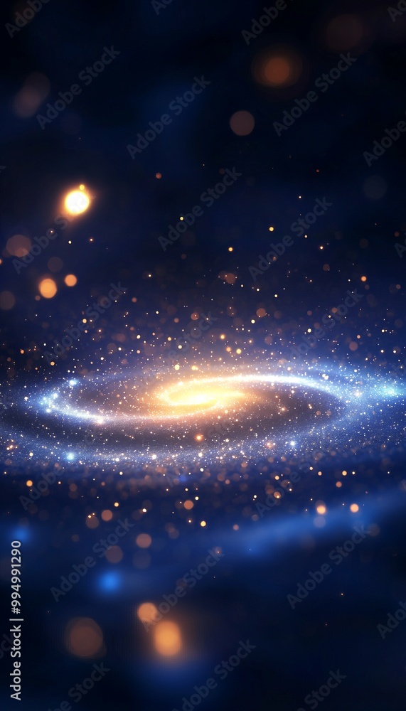 A stunning galaxy swirl with bright stars and cosmic dust, creating a mesmerizing view of the universe's beauty and mystery. A stunning galaxy swirl with bright stars and cosmic dust, creating a mesmerizing view of the universe's beauty and mystery.