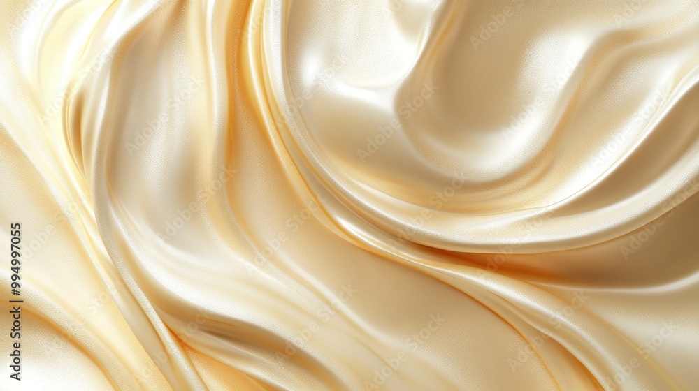 Abstract Golden Silk Fabric Texture Abstract Golden Silk Fabric Texture