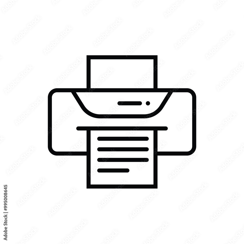 Office items icon stock vector Office items icon stock vector
