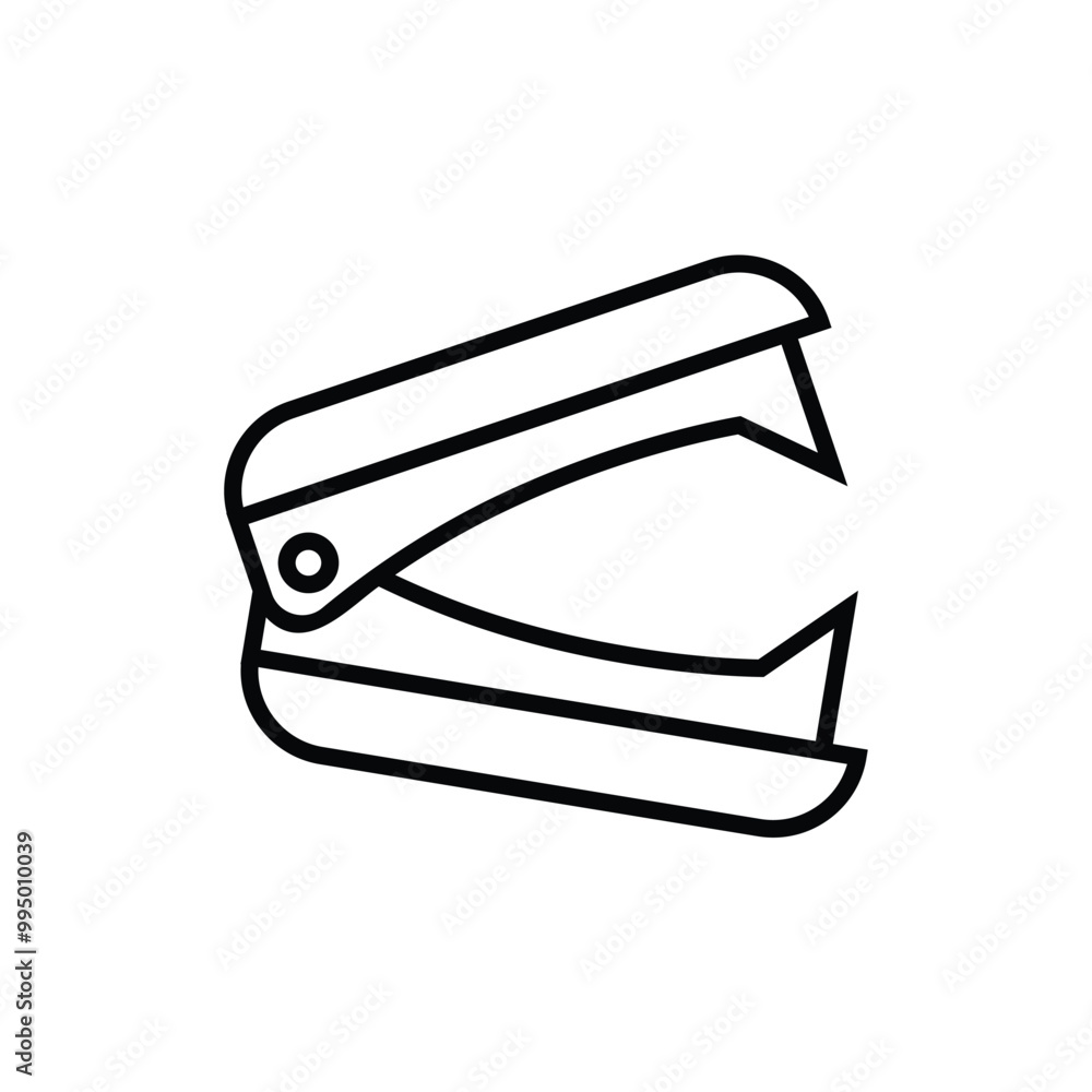 Office items icon stock vector Office items icon stock vector