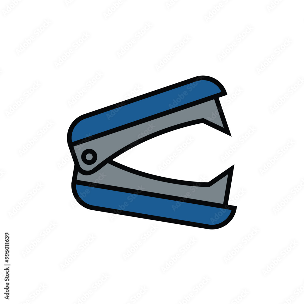 Office items icon stock vector Office items icon stock vector