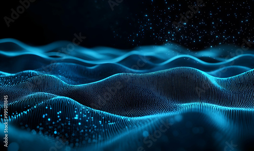 Curved particle background