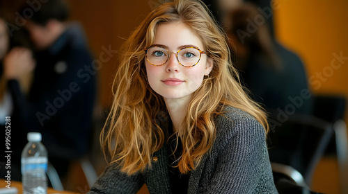 Young Woman with Blonde Hai...