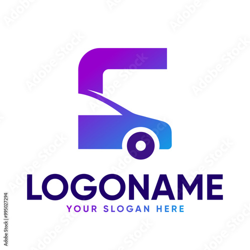  C Car Vector Logo Design