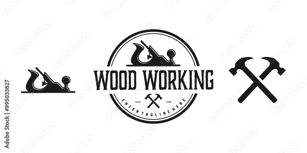 carpentry tools,vector logo of carpentry tools with circular emblem,hammer,spanner,vintage carpentry tools,vector logo of carpentry tools with circular emblem,hammer,spanner,vintage
