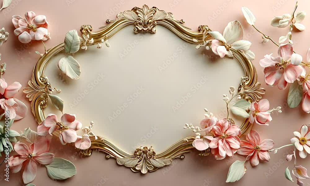 Floral Ornate Frame Floral Ornate Frame
