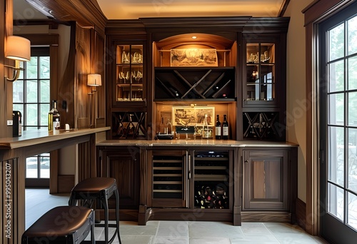 Wallpaper Mural wine rack Torontodigital.ca