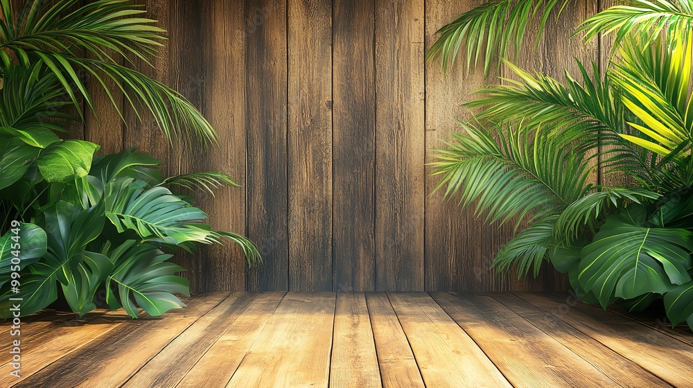 Lush green plants against a rustic wooden backdrop, ideal for nature-themed designs. Lush green plants against a rustic wooden backdrop, ideal for nature-themed designs.