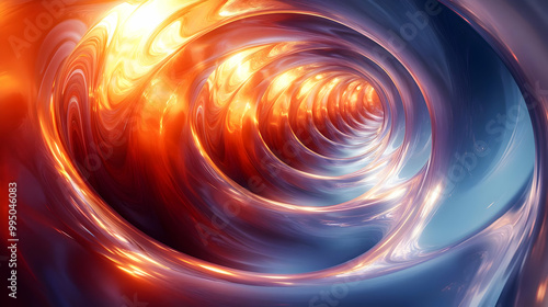 Abstract Circular Tunnel wi...