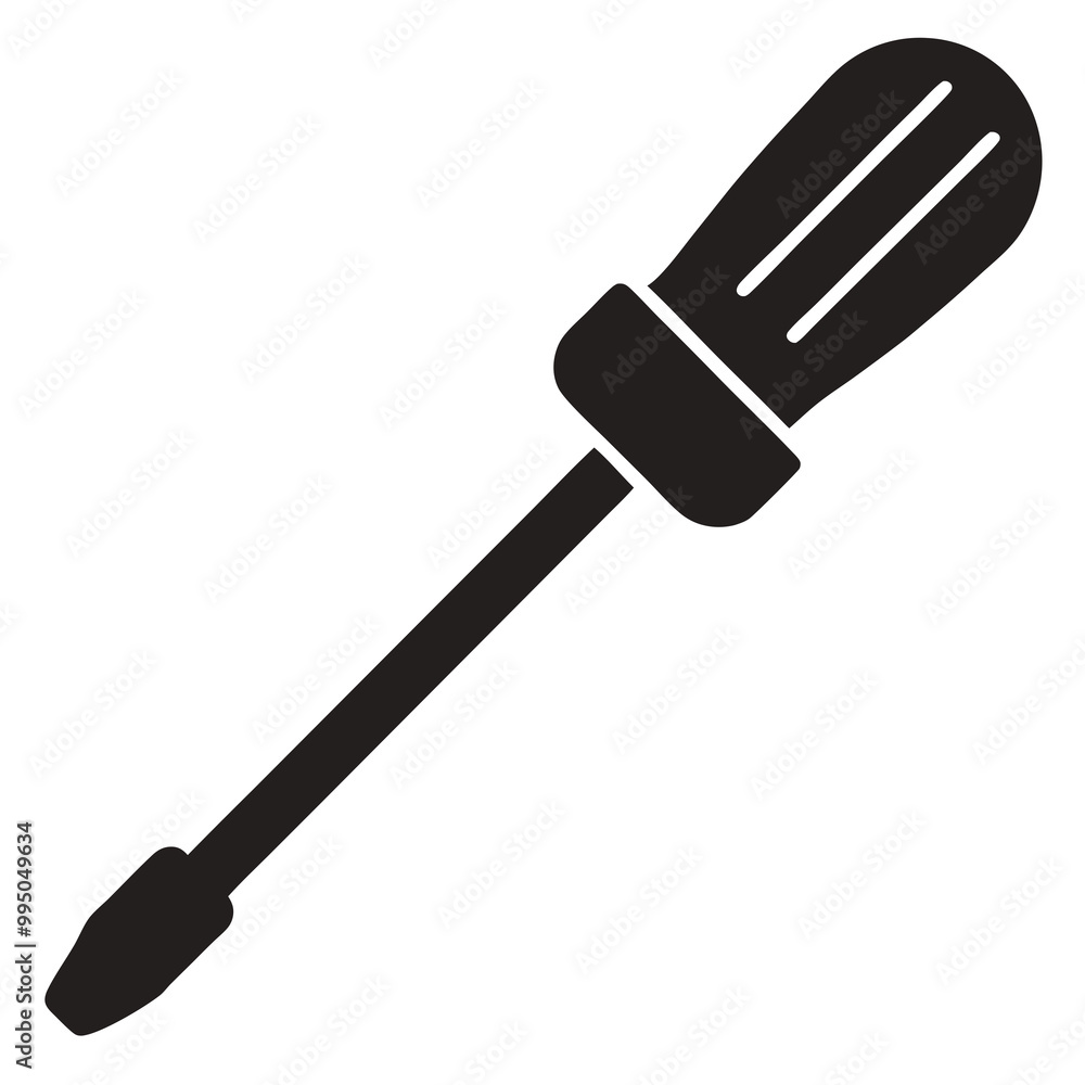 Screwdriver Silhouette icon vector illustration
Screwdriver Silhouette icon vector illustration