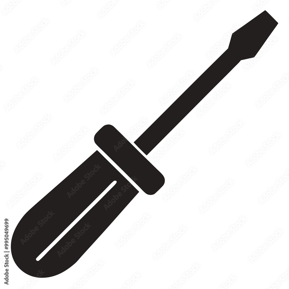 Screwdriver Silhouette icon vector illustration
Screwdriver Silhouette icon vector illustration