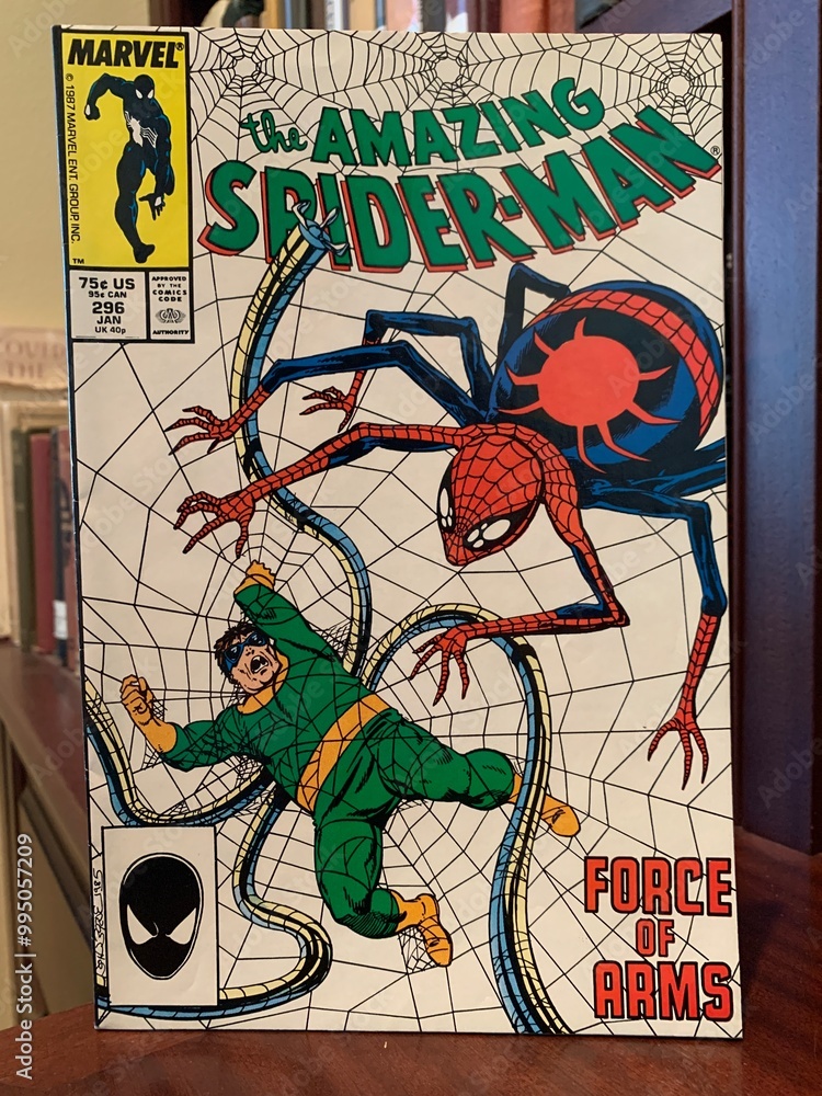 Naklejka premium Seattle, WA, USA September 25, 2024 The Amazing Spiderman 296