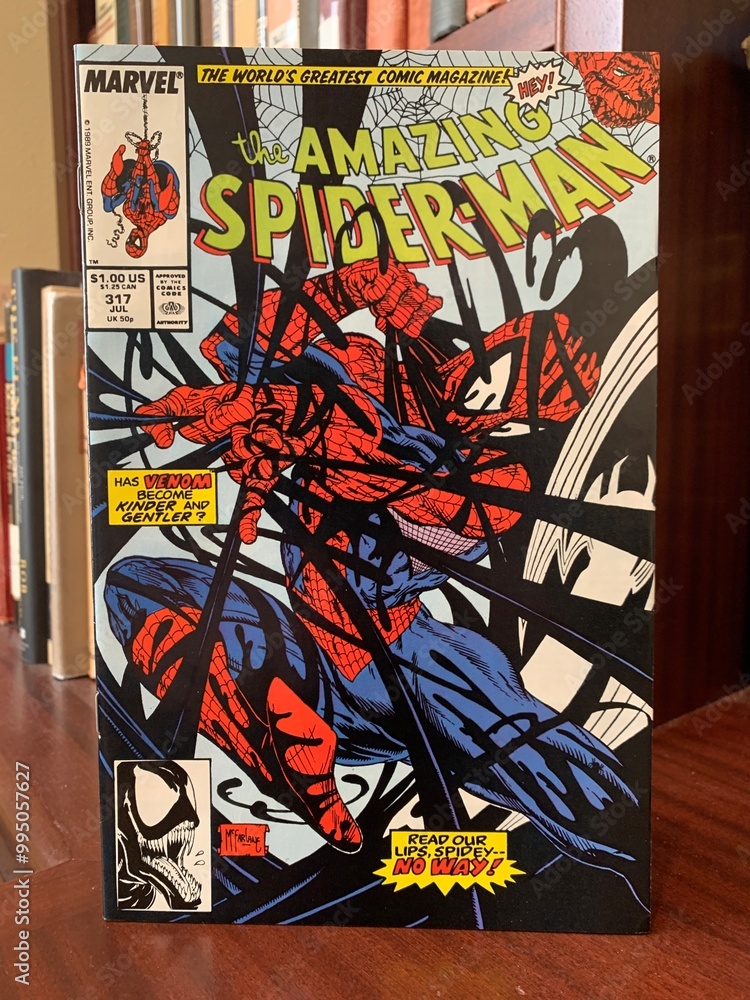 Naklejka premium Seattle, WA, USA September 25, 2024 The Amazing Spiderman 317