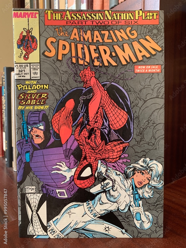 Obraz premium Seattle, WA, USA September 25, 2024 The Amazing Spiderman 321