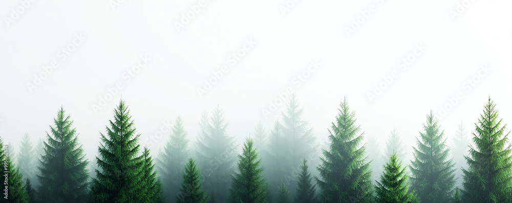 Obraz premium Forest eco system, fire prevention management strategies, 3D illustration