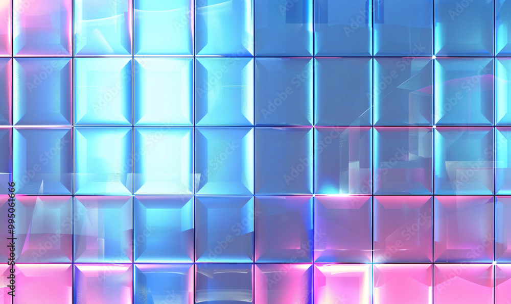 abstract background with squares-generative ai abstract background with squares-generative ai
