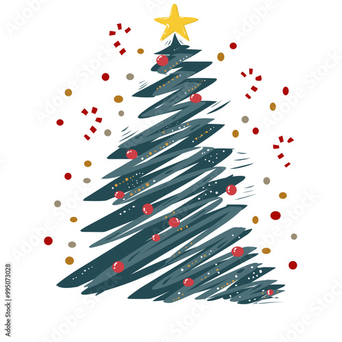  abstract christmas tree design for  christmas for  greeting card paper and wallpaper 