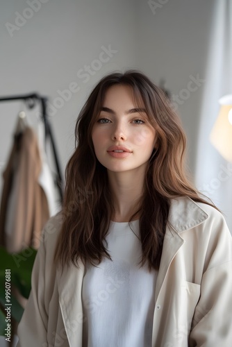 Influencer Discussing Sustainable Fashion Trends