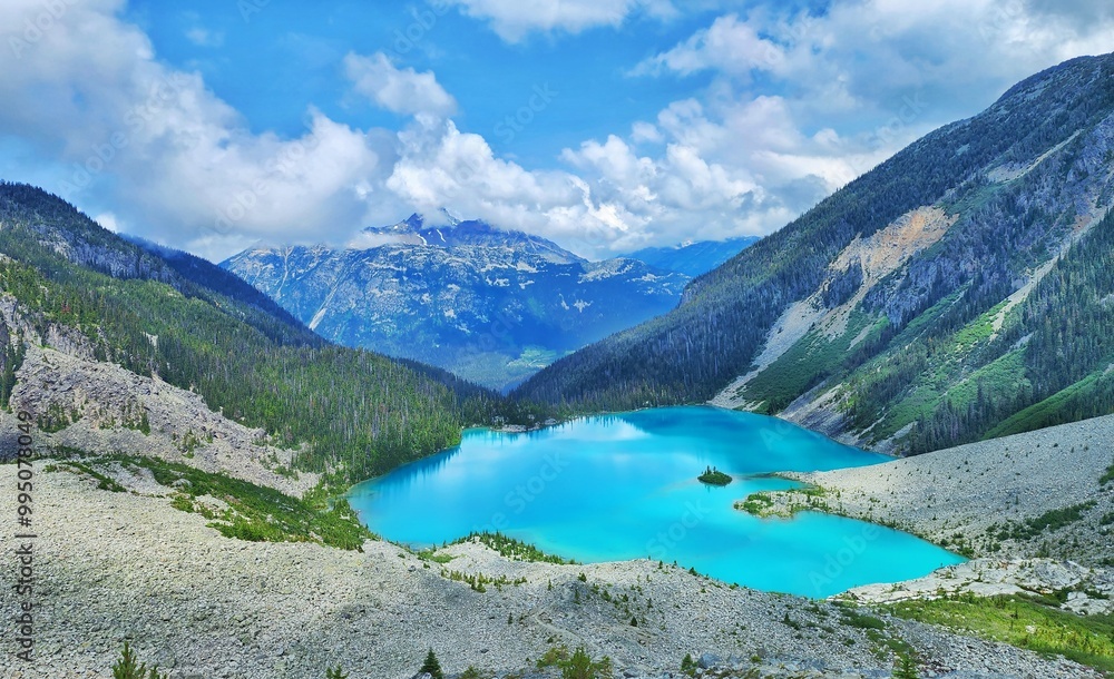 Obraz premium Joffree Lakes, Canada