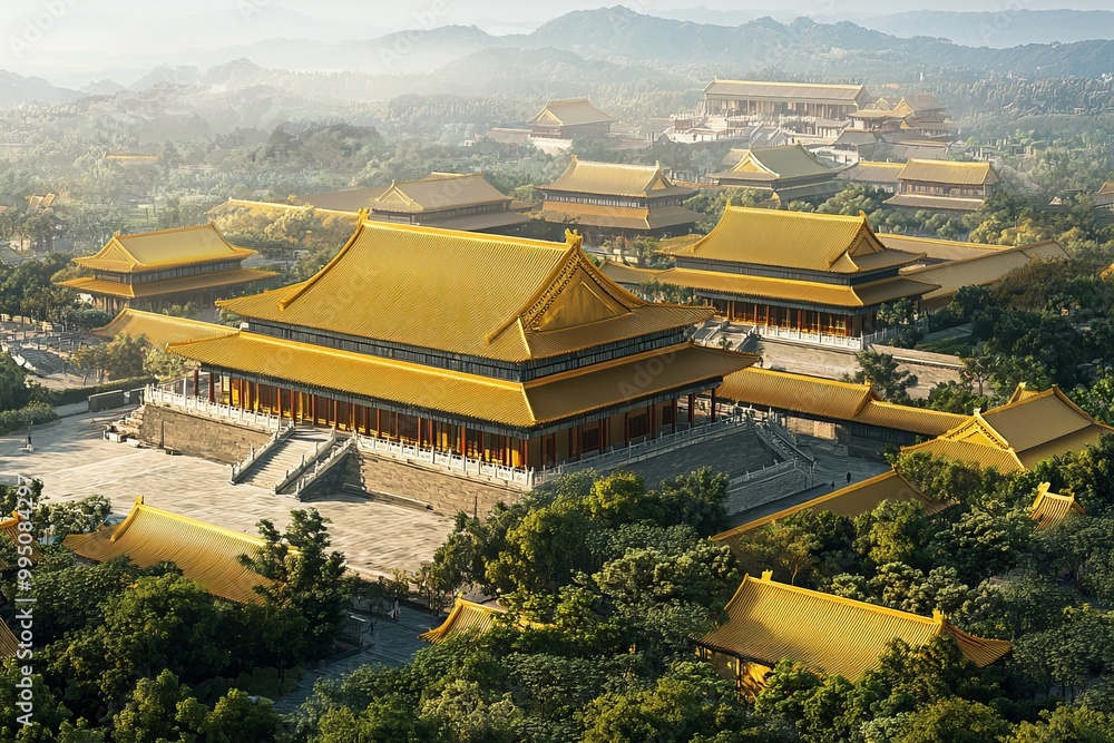 A vast and luxurious imperial palace from the Northern Song dynasty ...