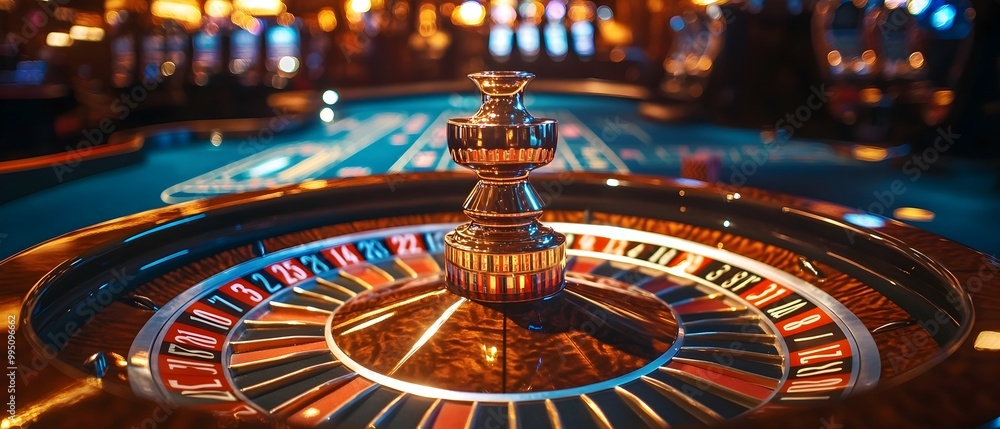 Spinning Roulette Wheel Captivating the Casino Floor with Alluring Ambiance and Diverse Gaming Offerings From Blackjack to Slot Machines Spinning Roulette Wheel Captivating the Casino Floor with Alluring Ambiance and Diverse Gaming Offerings From Blackjack to Slot Machines