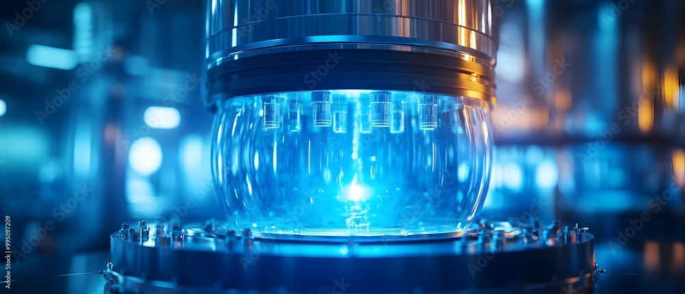 Cooling system of a neutron based nuclear fission reactor showcasing its function in preventing overheating photography concept with copy space for text Cooling system of a neutron based nuclear fission reactor showcasing its function in preventing overheating photography concept with copy space for text