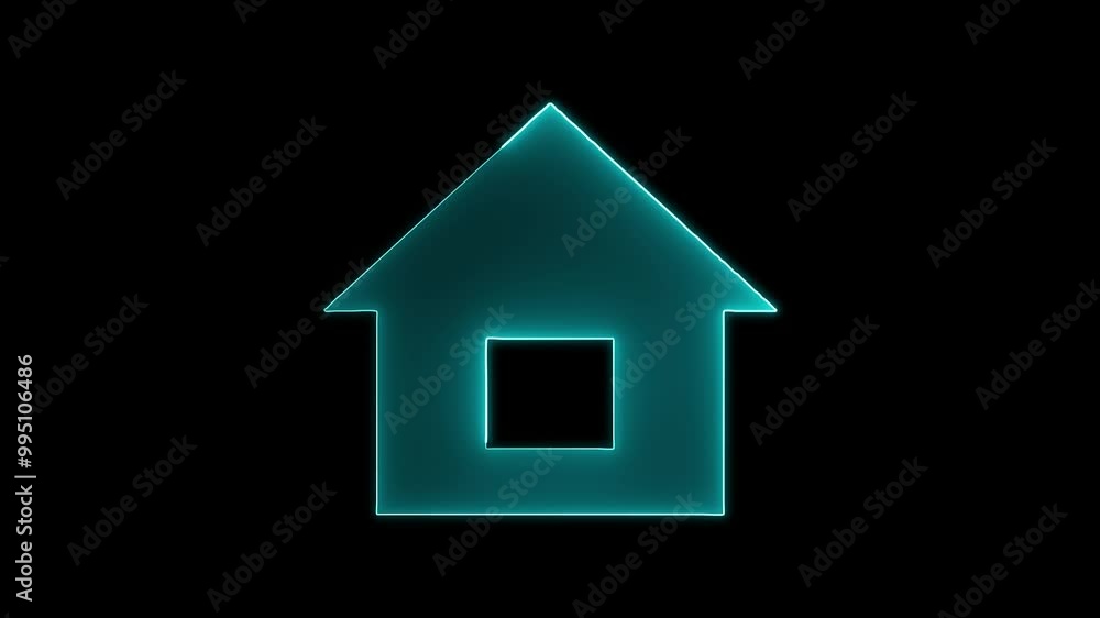 Glowing neon home icon, shiny symbol. homepage neon light icon. Glowing neon home icon, shiny symbol. homepage neon light icon.