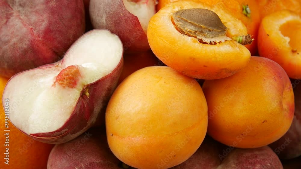 Mix of fruits in a basket. Mix of fruits in a basket.