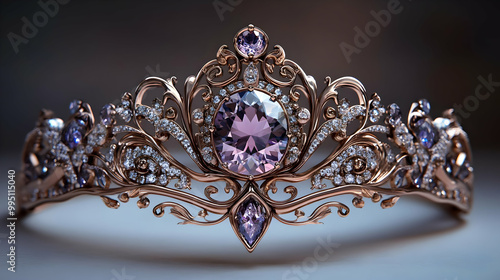 Sparkling Crown with Intric...