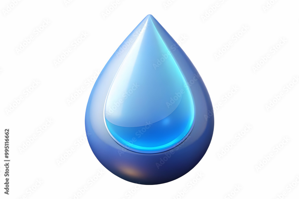 Flat Macro Illustration of a Close-Up Tear Drop Glowing with Digital Light Symbolizing Compassion and Human Dignity for Human Rights Day Flat Macro Illustration of a Close-Up Tear Drop Glowing with Digital Light Symbolizing Compassion and Human Dignity for Human Rights Day