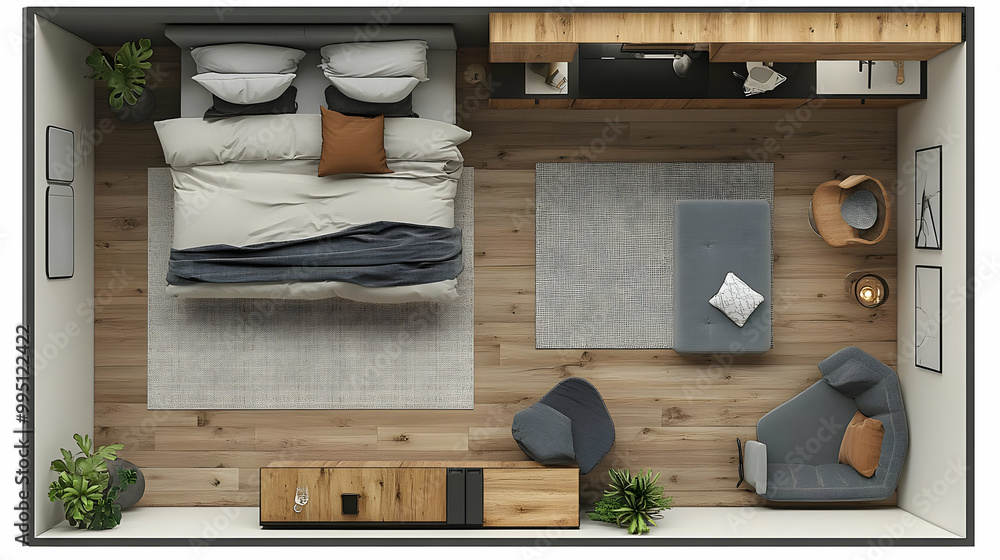 Modern Bedroom Design Ideas: Small Space Living with Furniture Arrangement Modern Bedroom Design Ideas: Small Space Living with Furniture Arrangement