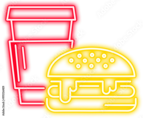 Neon Food And Drink
