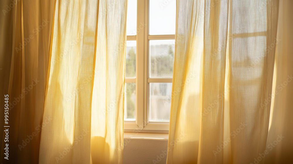 yellow double panel curtain with window yellow double panel curtain with window