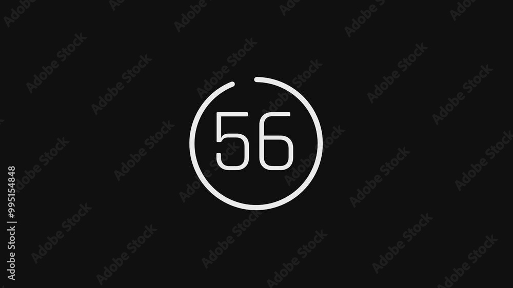 Simple Countdown one minute animation from 60 to 0 seconds, 60 second countdown Animation background, 1 minutes countdown. Simple Countdown one minute animation from 60 to 0 seconds, 60 second countdown Animation background, 1 minutes countdown.