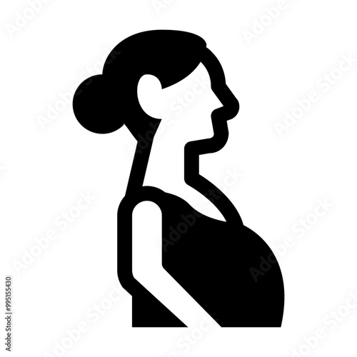 Female Pregnant Icon