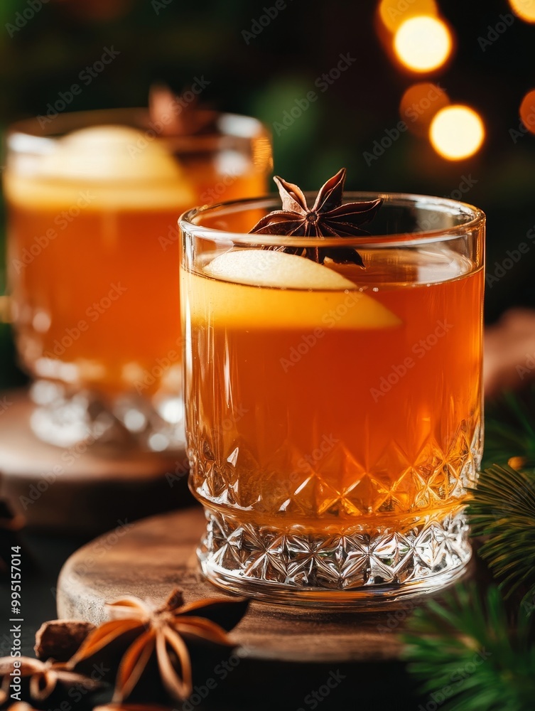 Warm Apple Cider with Star Anise is a comforting and festive drink perfect for cozy evenings. The apple cider is infused with warm spices, creating a delicious and aromatic beverage. This image featur Warm Apple Cider with Star Anise is a comforting and festive drink perfect for cozy evenings. The apple cider is infused with warm spices, creating a delicious and aromatic beverage. This image featur