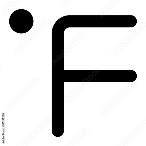 Fahrenheit Symbol Icon