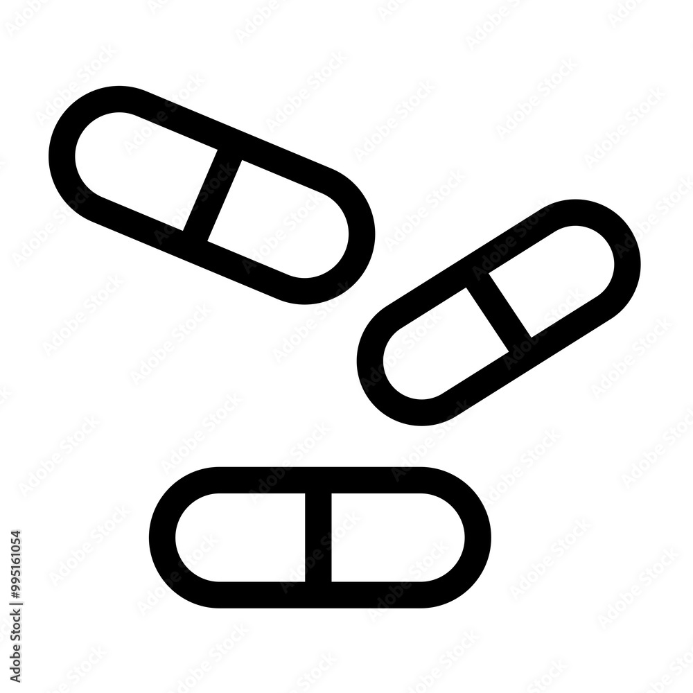 Medical & Health Icon Outline Style Medical & Health Icon Outline Style