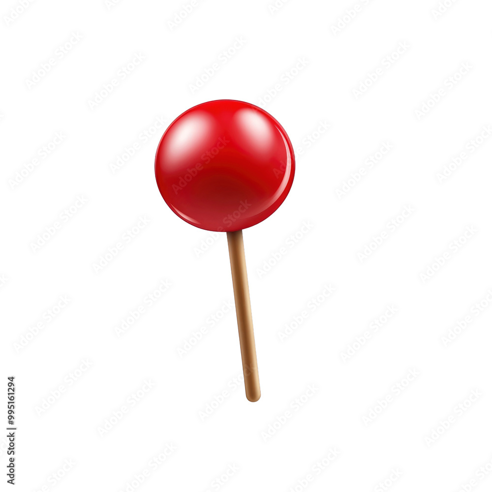 Red Candy Lollipop on a Stick Red Candy Lollipop on a Stick