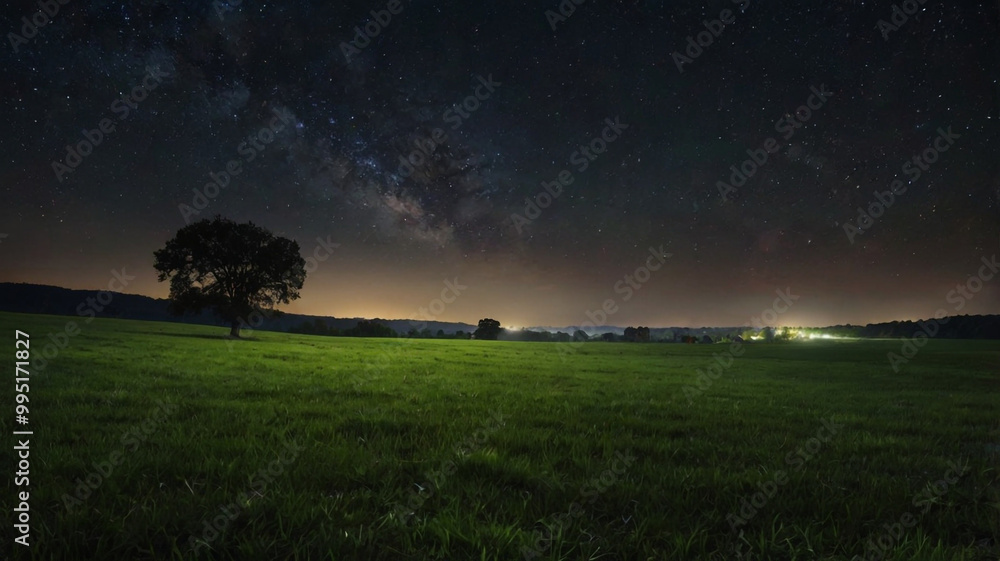 Fototapeta premium sunrise over the field