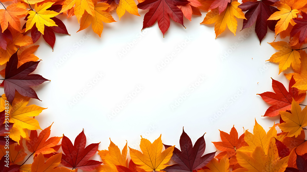 autumn leaves decoration on border of empty white color frame,forest leaves on border of white background for thanksgiving,halloween and autumn autumn leaves decoration on border of empty white color frame,forest leaves on border of white background for thanksgiving,halloween and autumn