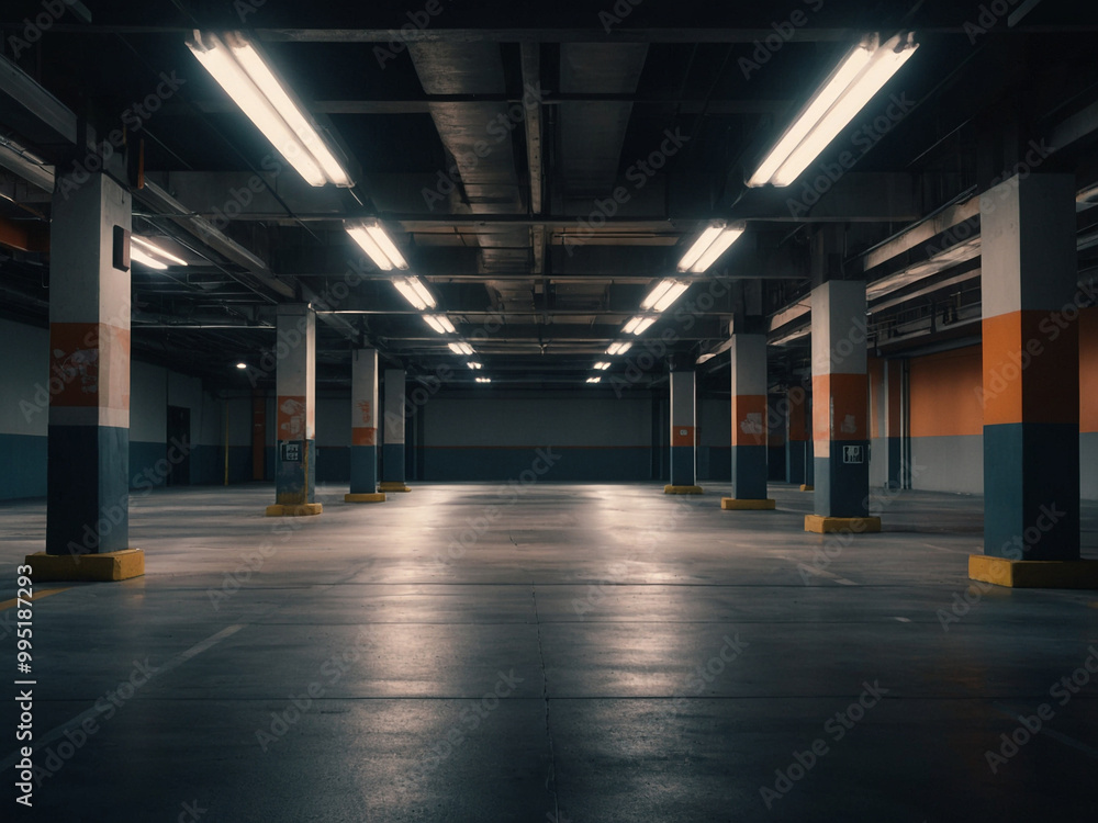Obraz premium underground garage