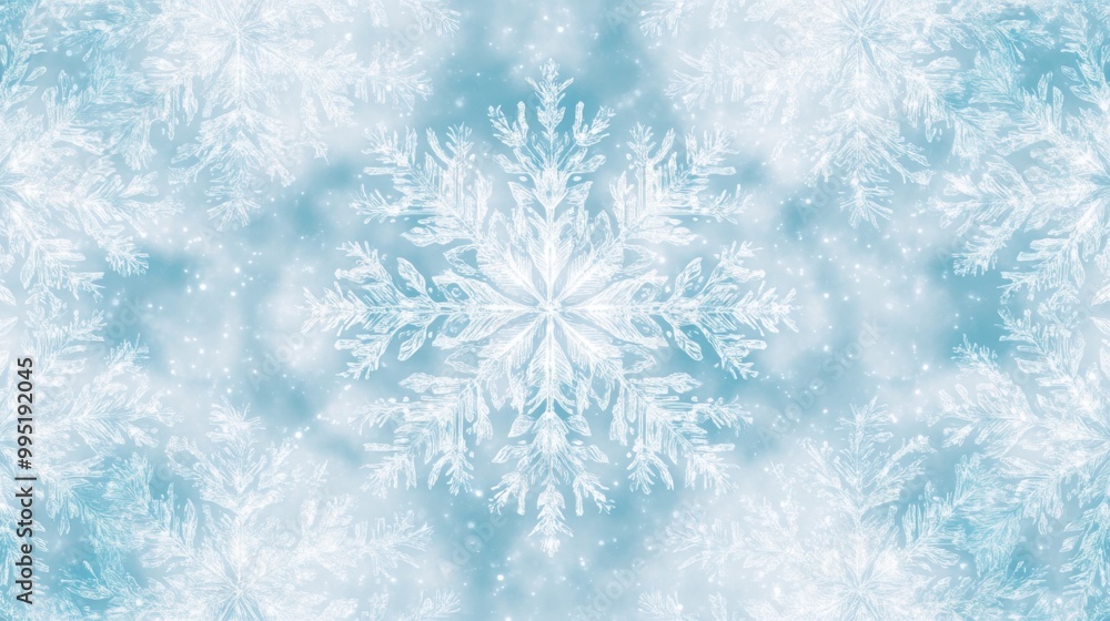 ice crystals and snowflakes in shades of white and pale blue ice crystals and snowflakes in shades of white and pale blue