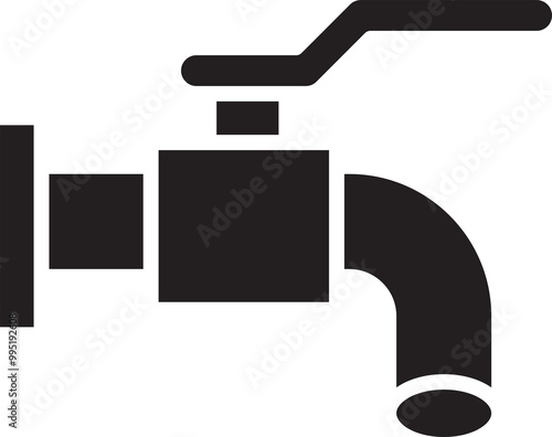 Faucet and Water Tap Icon